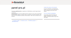 Desktop Screenshot of panel-pro.pl